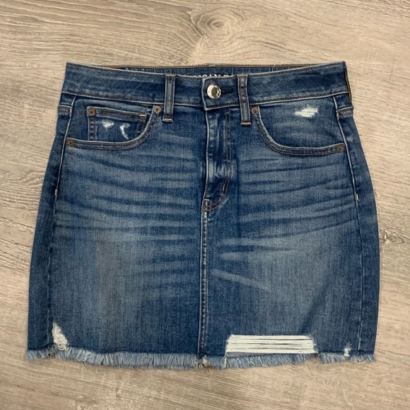 American Eagle Outfitters Dresses & Skirts - American Eagle Denim Mini Skirt!